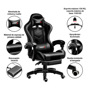 Silla Gamer Vidita Gx2000 Ergonómica Presidencial Reclinable