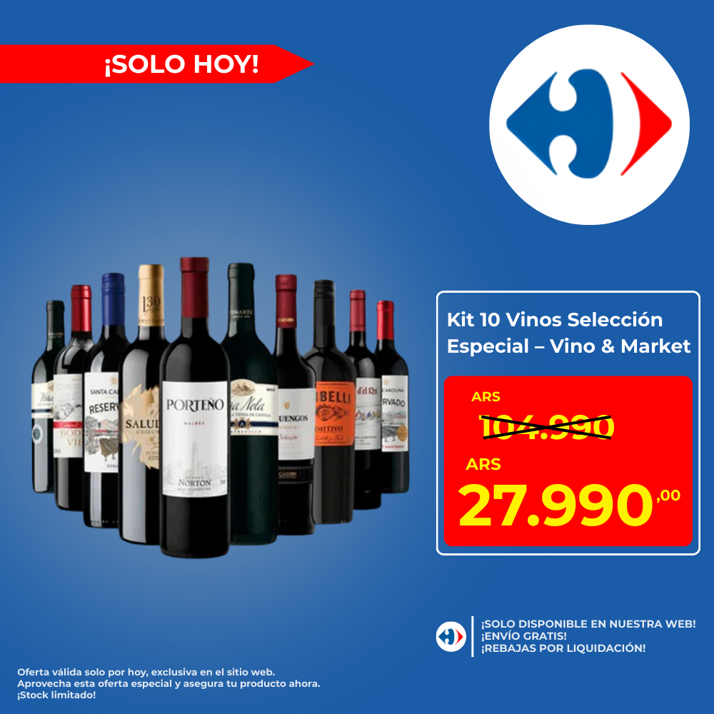 Kit 10 Vinos Selección Especial – Vino & Market