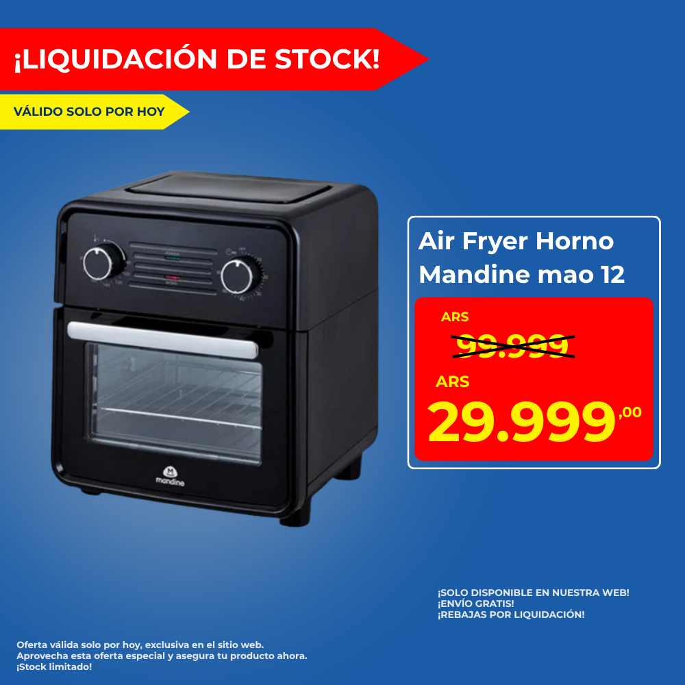 Air fryer horno Mandine mao12