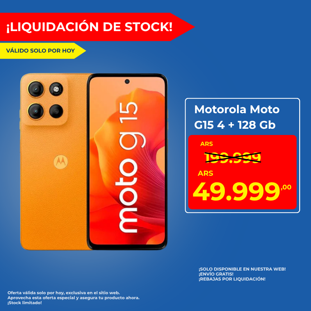 Motorola Moto G15 4 + 128 Gb