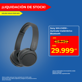 Auriculares Inalámbricos Bluetooth Sony WH-CH520