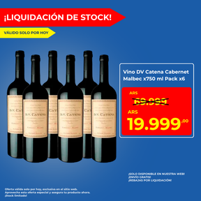 Vino Dv Catena Cabernet Malbec X 750ml Pack X6